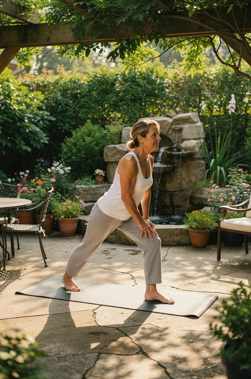 Balanced evening routine with relaxing elements and cozy ambiance.